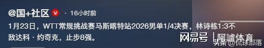 开云体育下载-WTT常规赛最新结果：国乒3大主力惨败，林诗栋上演先输后赢